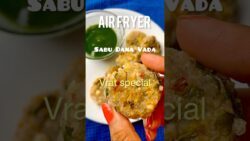 Crispy Sabudana Vada in the Air Fryer! Zero guilt, maximum crunch. ✨ #Shorts #airfryerrecipes
