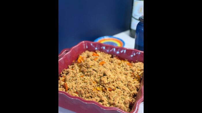 Crumble de carottes rôties aux lardons aux éclats de pistache -20 FOIS SANS FRAIS- Cuisson Varoma