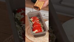 Cuando pruebas esta lasaña de berenjena ya no quieres otra #receta #airfryer