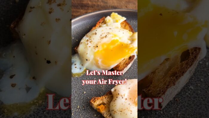 Did you know that you can make Poached Eggs in the Air Fryer! 🍳 #airfryerrecipe #poachedegg