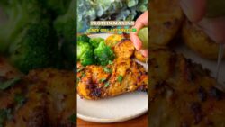 Healthy High Protein Dinner | Easy Air Fryer Chicken & Potatoes