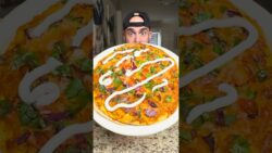 High-Protein Loaded Air Fryer Mexican Pizza | 58g Protein #highprotein #cooking