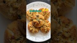 Korean Cream Cheese Garlic Buns In Airfryer 💥💥🌟💯% eggless