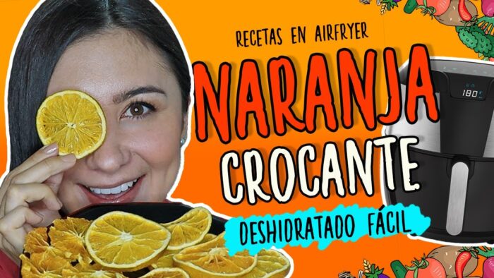 LA RECETA MÁS SALUDABLE EN #AIRFRYER postre de 1 INGREDIENTE | NARANJA DESHIDRATADA | Do It! Laura