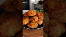 NUGGETS DE POLLO CASEROS EN FREIDORA DE AIRE | RECETA FÁCIL