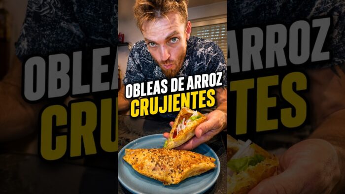 OBLEAS DE ARROZ CRUJIENTES EN AIR FRYER 🔥