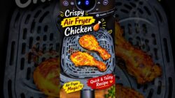 Oil-Free Chicken Drumsticks in Air Fryer 🍗🔥 | #shorts #airfryer  #chicken #viral #youtubeshorts