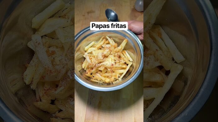 PAPAS CRUJIENTES EN FREIDORA DE AIRE 🍟