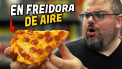 PIZZA con base DE POLLO en AIRFRYER ¡Receta fácil!