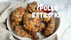 Pollo estilo KFC Crujiente receta en Air Fryer