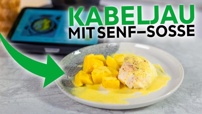 Proteinreich & Kalorienarm: Kabeljau mit Kartoffeln & cremiger Senfsoße | Thermomix® Kochrezept