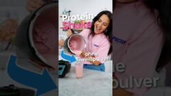 Proteinshake ohne Proteinpulver? Probier diesen leckeren Himbeer-Eiweiß-Shake! #proteinshake