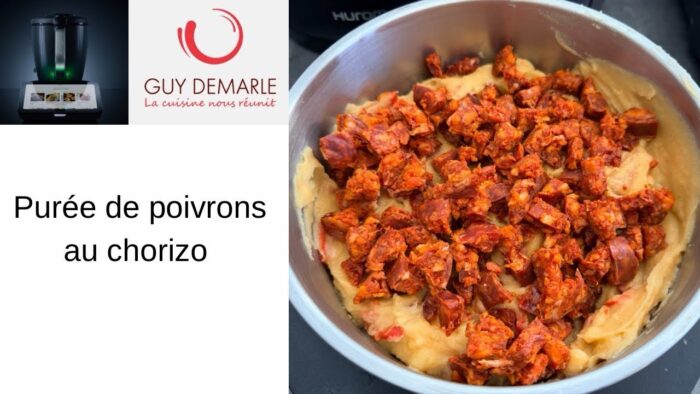Purée de poivrons au chorizo