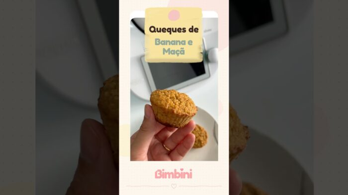 Queques de Banana e Maçã – Para Bebés e Crianças Peque as