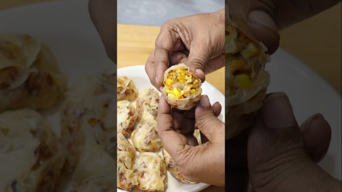 Rice Paper Pockets,డీప్ ఫ్రై కాకుండా Air Fryer తో Healthy Recipe, క్రిస్పీ Evening Snack Recipe,