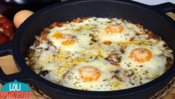 SARTÉN DE BERENJENAS Y HUEVOS, RECETA SALUDABLE, FÁCIL, RÁPIDA Y DELICIOSA – Loli Domínguez
