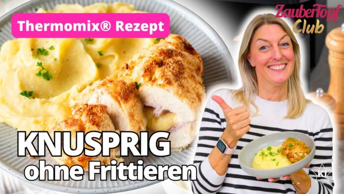 SO wird dein Cordon Bleu im Airfryer MEGA knusprig, ganz ohne Fettspritzer! 🍗 | Thermomix® Rezept