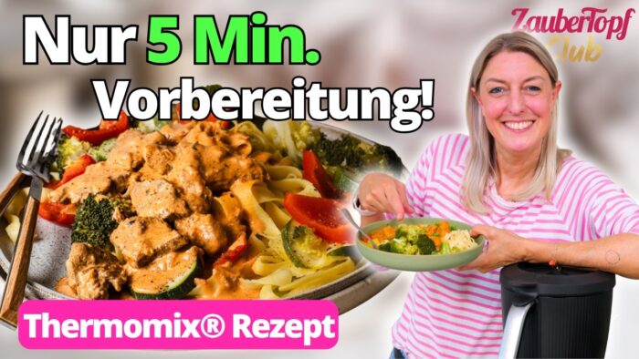 Schmandschnitzel mit Tagliatelle: Stressfrei, schnell und cremig | Thermomix® Rezept