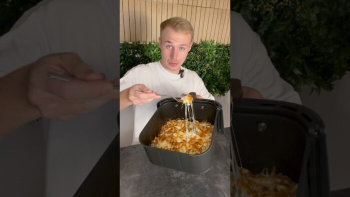 Schnelles Käsespätzle Rezept aus dem Airfryer!😍 #airfryer #rezept
