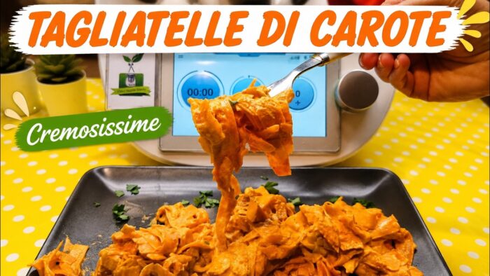 Tagliatelle alle carote cremosissime