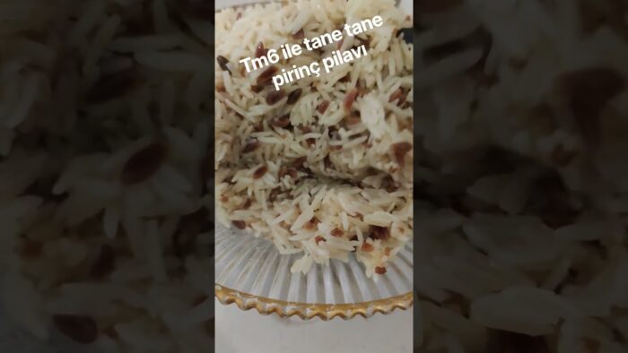 Thermomix tm6 ile tane tane pilav