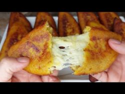 Tienes PLÁTANOS Y QUESO? Te Enseño una Receta deliciosa 😋