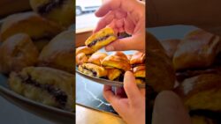 #Torrijas con #bollos de #leche y #nutella #postrefácil #receta en #airfryer #chocolate #casero