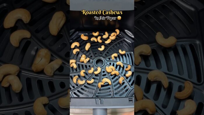 *Viral* Roasted Cashews In Air Fryer #shorts #youtubeshorts #viral #airfryerrecipes #food #recipe