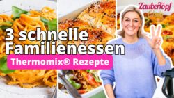 Wenig Zeit am Abend? 3 schnelle Familiengerichte, die ALLEN schmecken | Thermomix® Rezept