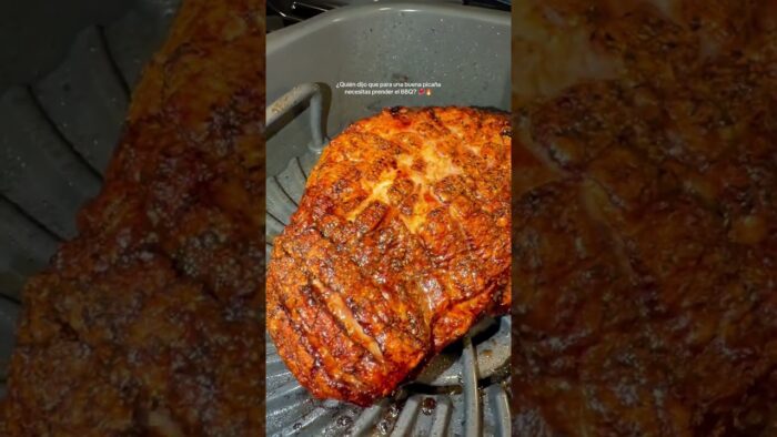 parrilla para interior con freídora de aire