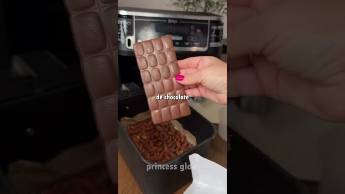 ¡Hice Chocolate Casero en una Freidora de Aire! 🍫🔥 Receta Fácil de Chocolate