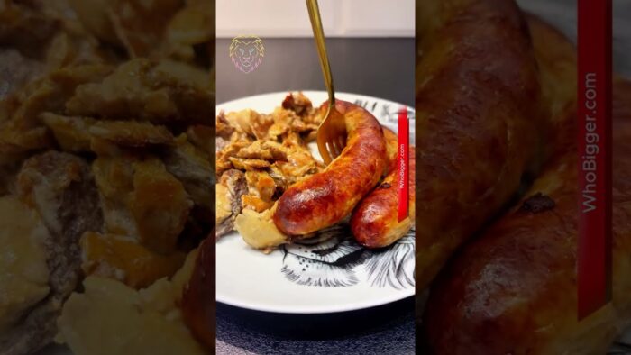 Купаты с грибами #рецепт #кбжу #еда #чтоприготовить #whobigger #cooking #food #ужин #recipe
