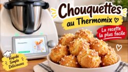 بلا ما تبقاي تشريها 😍 اجي اكتاشفي طريقة تحضير Les Chouquettes فالترموميكس 🤩 سهلة وسريعة ولذيذة بزاف🤭
