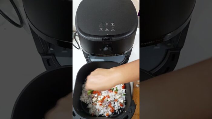 एयर फ्रायर फ्राइड राइस (Air Fryer Fried Rice Recipe) 🍚✨